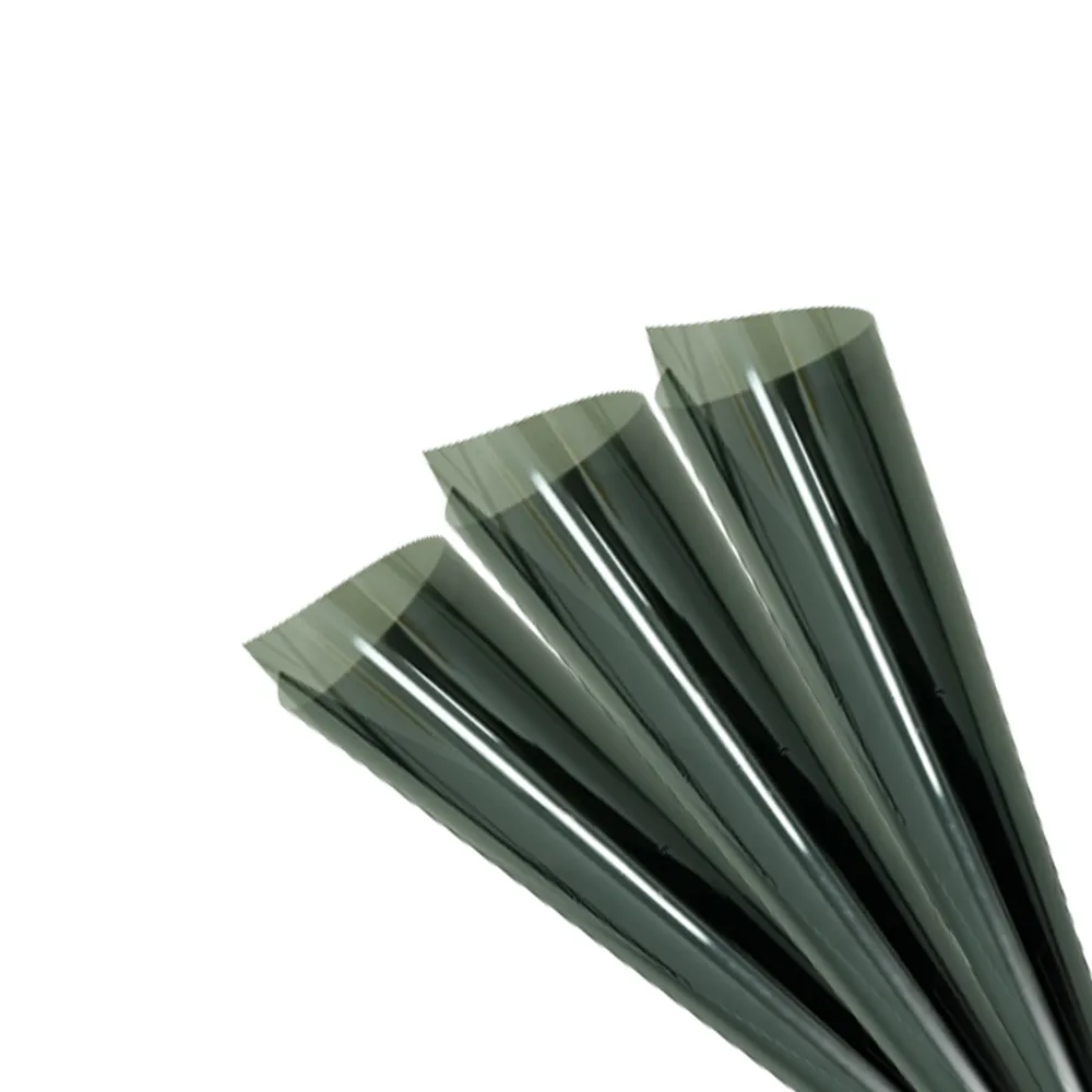 dyed adhesive pet car window film roll